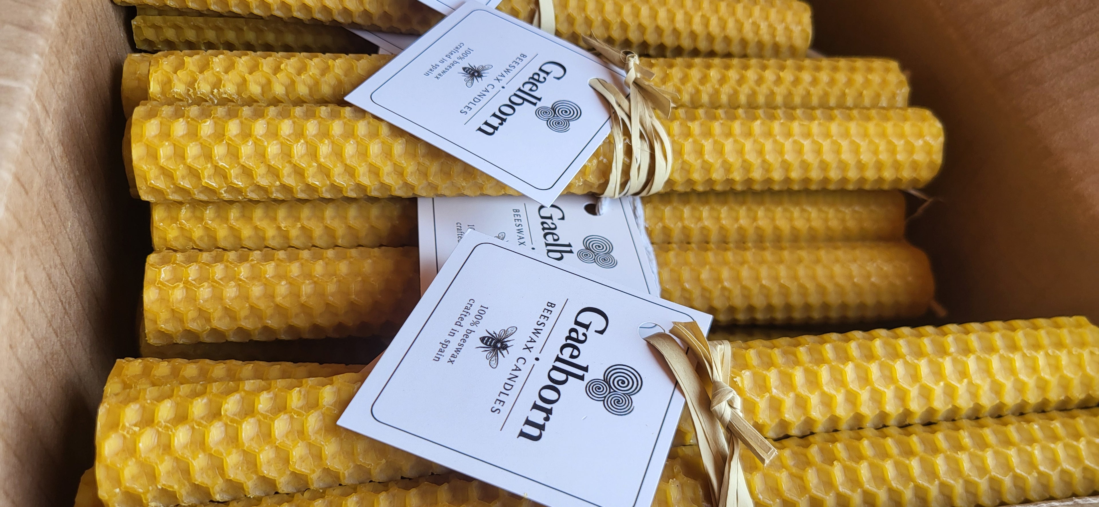beeswax dinner candle (pair)