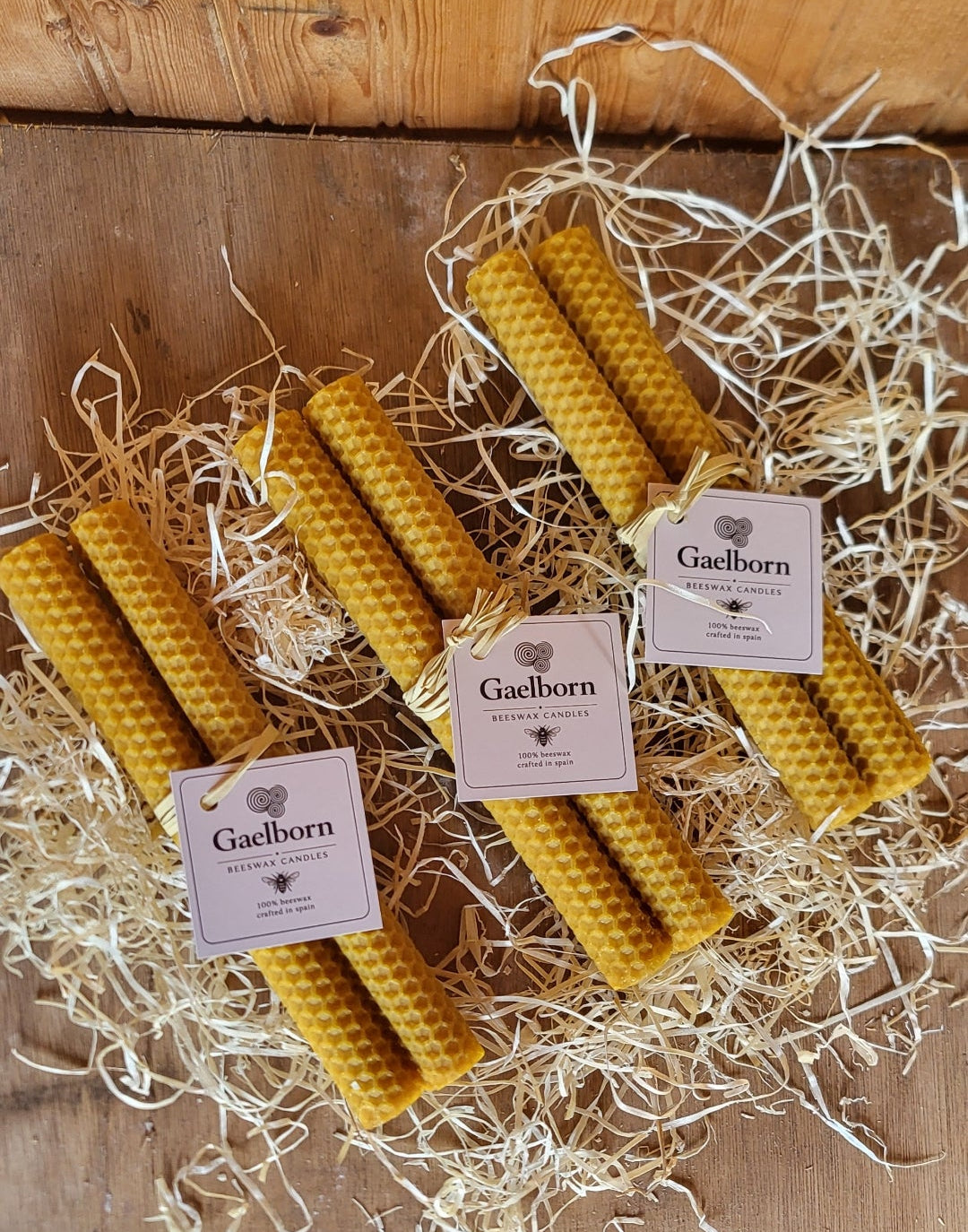 beeswax dinner candle (pair)