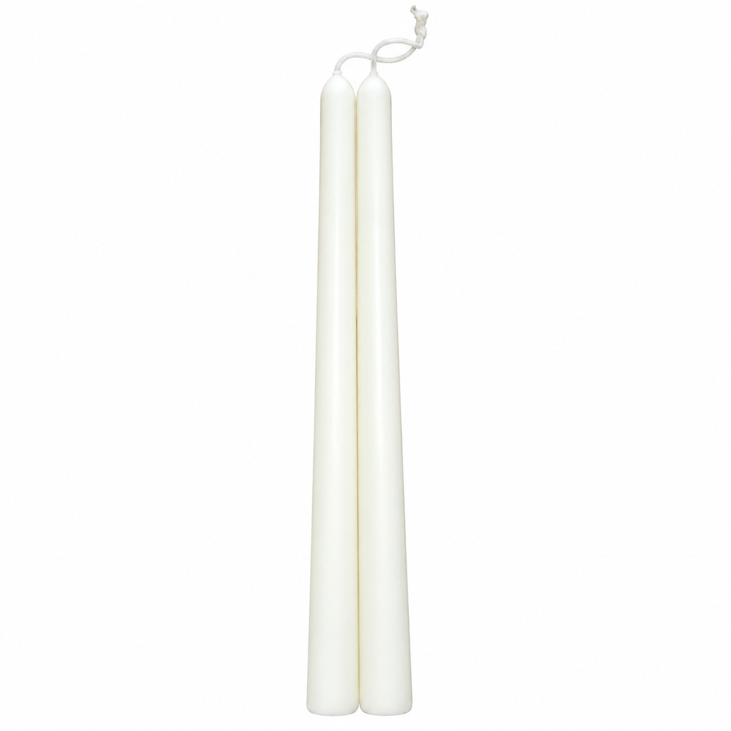 Natural White taper candle