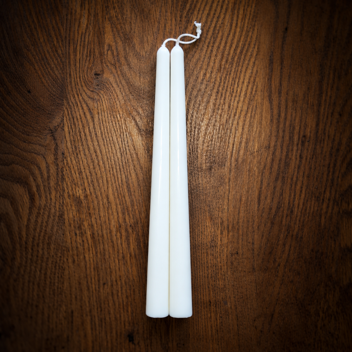 Natural White taper candle