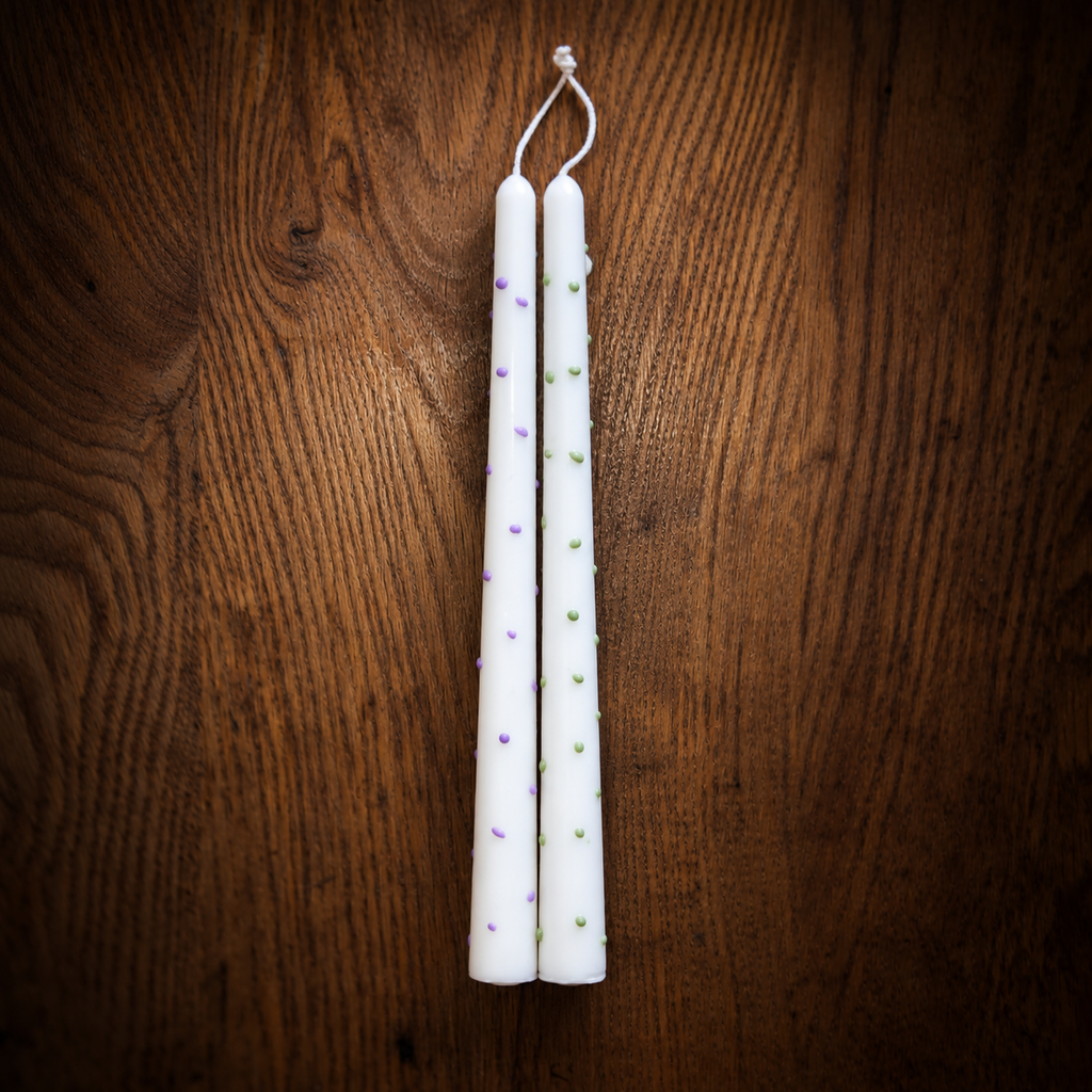 Mountain Heather taper candle