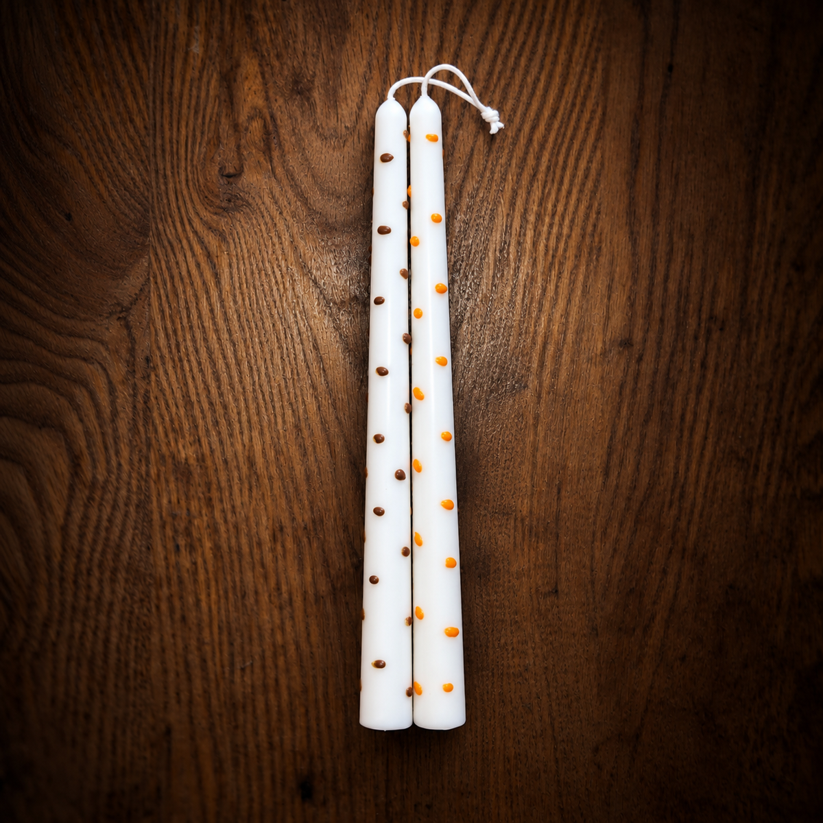 October Woods taper candle