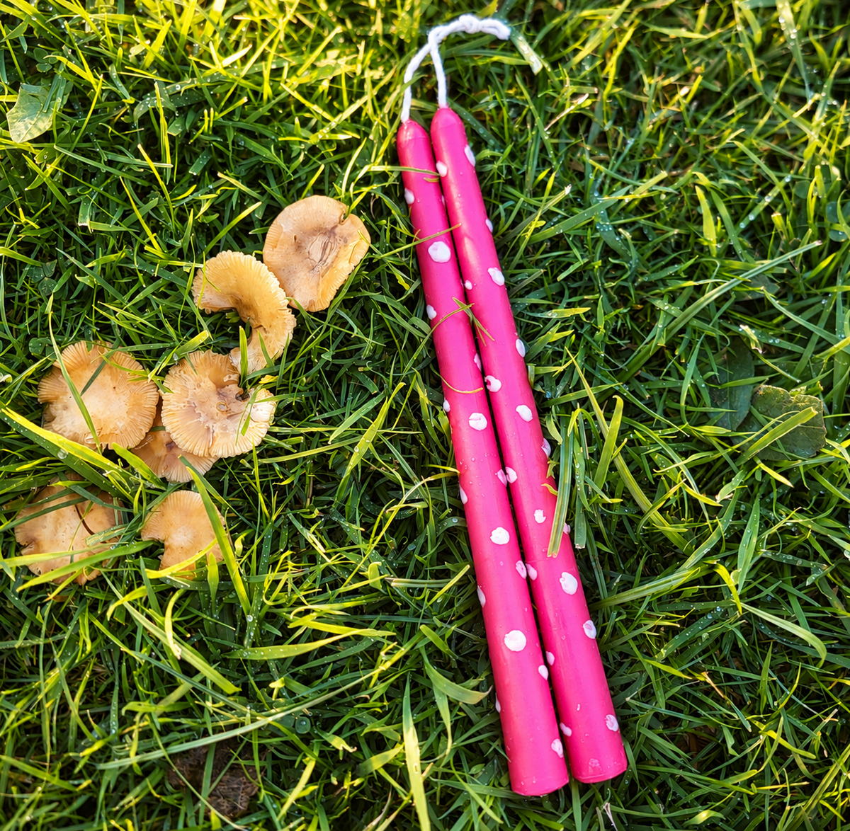 Fairy ring taper candle